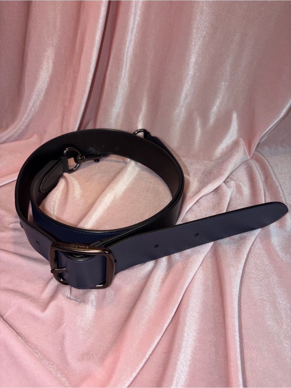 Authentic Coach 2-Tone Glovetanned Leather Adjustable Replacement Bag Strap